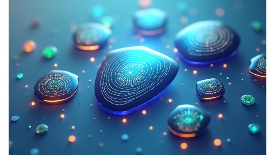 A display of professional blockchain and DeFi certification badges, symbolizing achievement and industry recognition.
