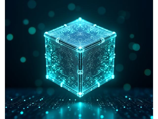 Abstract depiction of digital security firewall protecting cryptocurrency assets