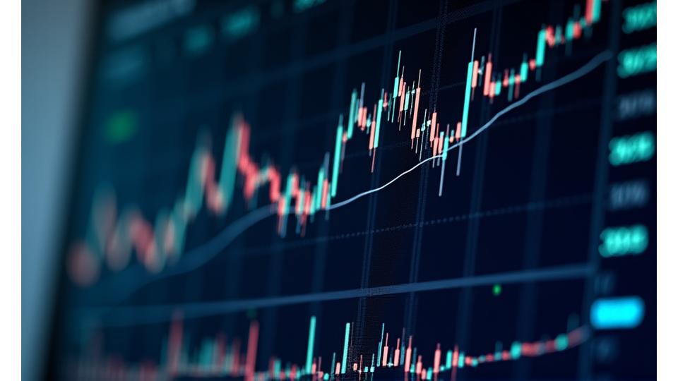 An exceptionally detailed and customizable candlestick chart displaying Bitcoin's price movements, overlaid with multiple technical indicators like MACD, RSI, and Bollinger Bands, within a professional trading interface.
