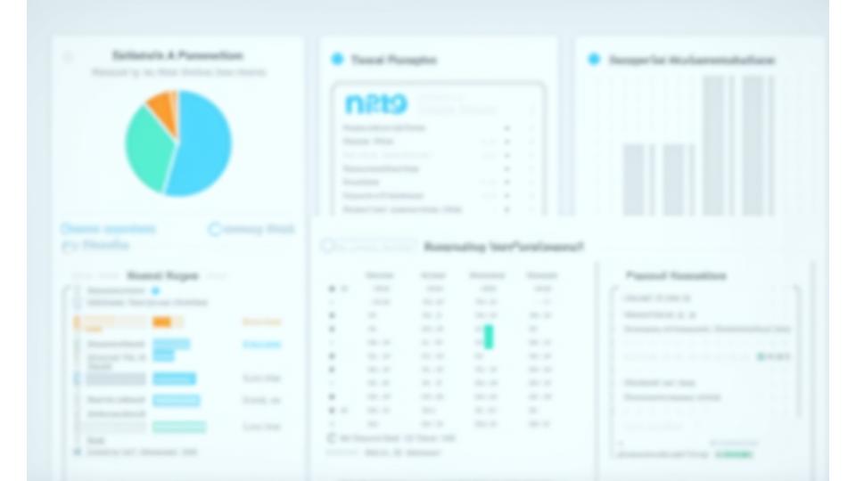 Digital interface showcasing portfolio optimization tools, risk assessment graphs, and strategy recommendations for NFT investments.