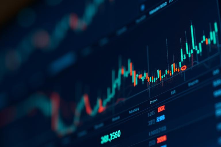 Advanced financial dashboard displaying risk assessment metrics, volatility graphs, and value at risk (VaR) indicators