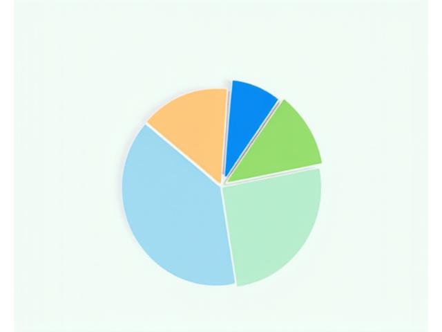 Pie chart representing a diversified crypto portfolio with allocation controls and optimization options.